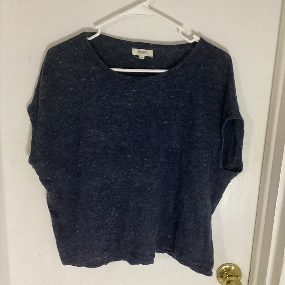 Madewell sleeveless cropped tee size large